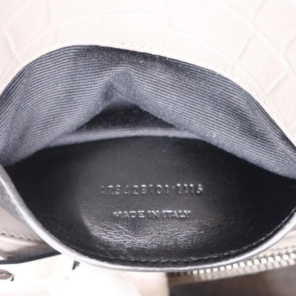 Yves Saint Laurent  College Medium Crocodile Embossed Leather Satchel Bag Gray - Picture 14 of 15